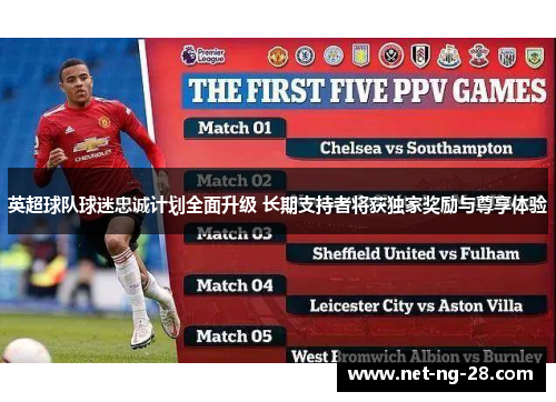 英超球队球迷忠诚计划全面升级 长期支持者将获独家奖励与尊享体验